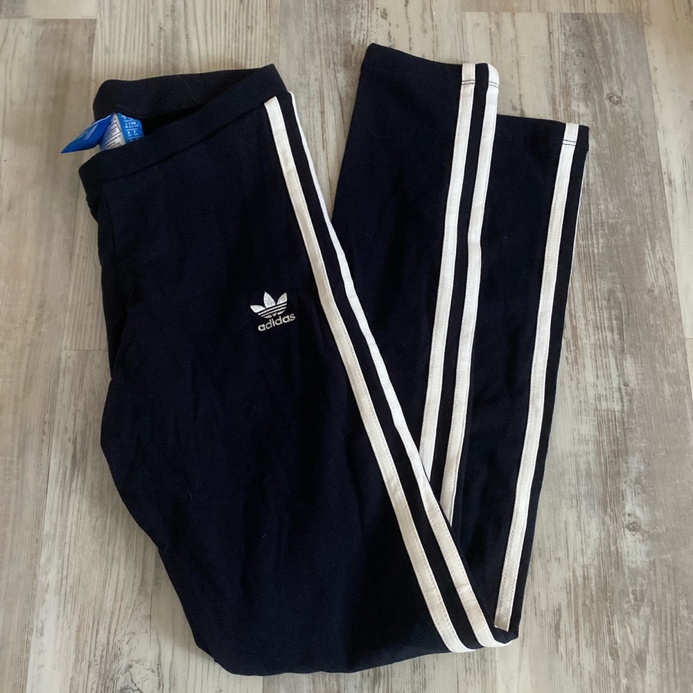 Navy Blue Adidas Leggings